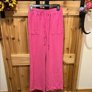 HG Bright Pink Wide Leg Women's Pants